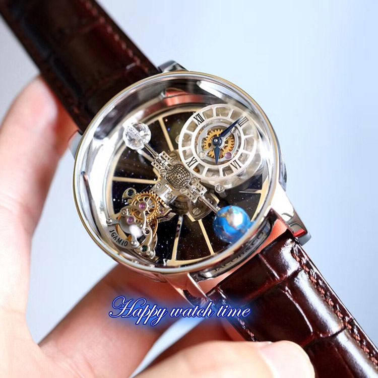Static version EPIC X CHRONO CR7 Watches Astronomical Tourbillon Skeleton Aventurine Dial Swiss Quartz Rose Gold Case Brown Strap Mens Watch, Professional waterproof
Static version EPIC X CHRONO CR7 Watches Astronomical Tourbillon Skeleton Aventurine Dial Swiss Quartz Rose Gold Case Brown Strap Mens Watch, Professional waterproof