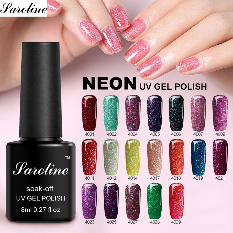 Saroline Lucky Gel Polish DIY Nail Art Set Candy Color Gel Shining Glitter Lacquer Paint Varnish Latest New Shiny Neon Lamp UV, 61white
Saroline Lucky Gel Polish DIY Nail Art Set Candy Color Gel Shining Glitter Lacquer Paint Varnish Latest New Shiny Neon Lamp UV, 61white