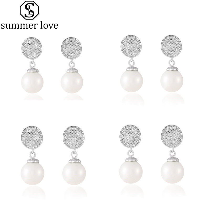 Fashion White Pearl Dangle Drop Earrings Simple Hoop Rhinestone Stud Earrings For Women Girls Elegence Jewelry Gifts-Z, Silver
Fashion White Pearl Dangle Drop Earrings Simple Hoop Rhinestone Stud Earrings For Women Girls Elegence Jewelry Gifts-Z, Silver