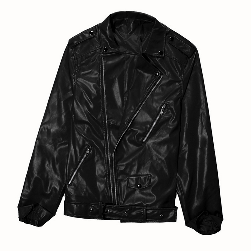 Men Leather Jacket 2019 New Spring Autumn Fashion Motorcycle jackets Long Sleeve Stand Collar Jackets Zipper Patchwork Coats, Black
Men Leather Jacket 2019 New Spring Autumn Fashion Motorcycle jackets Long Sleeve Stand Collar Jackets Zipper Patchwork Coats, Black