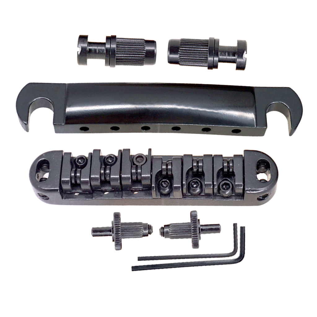 1 Set Roller Saddle Bridge Tailpiece with Small Screws Wrench for Gibson Les Paul/Epiphone Electric Guitar
1 Set Roller Saddle Bridge Tailpiece with Small Screws Wrench for Gibson Les Paul/Epiphone Electric Guitar