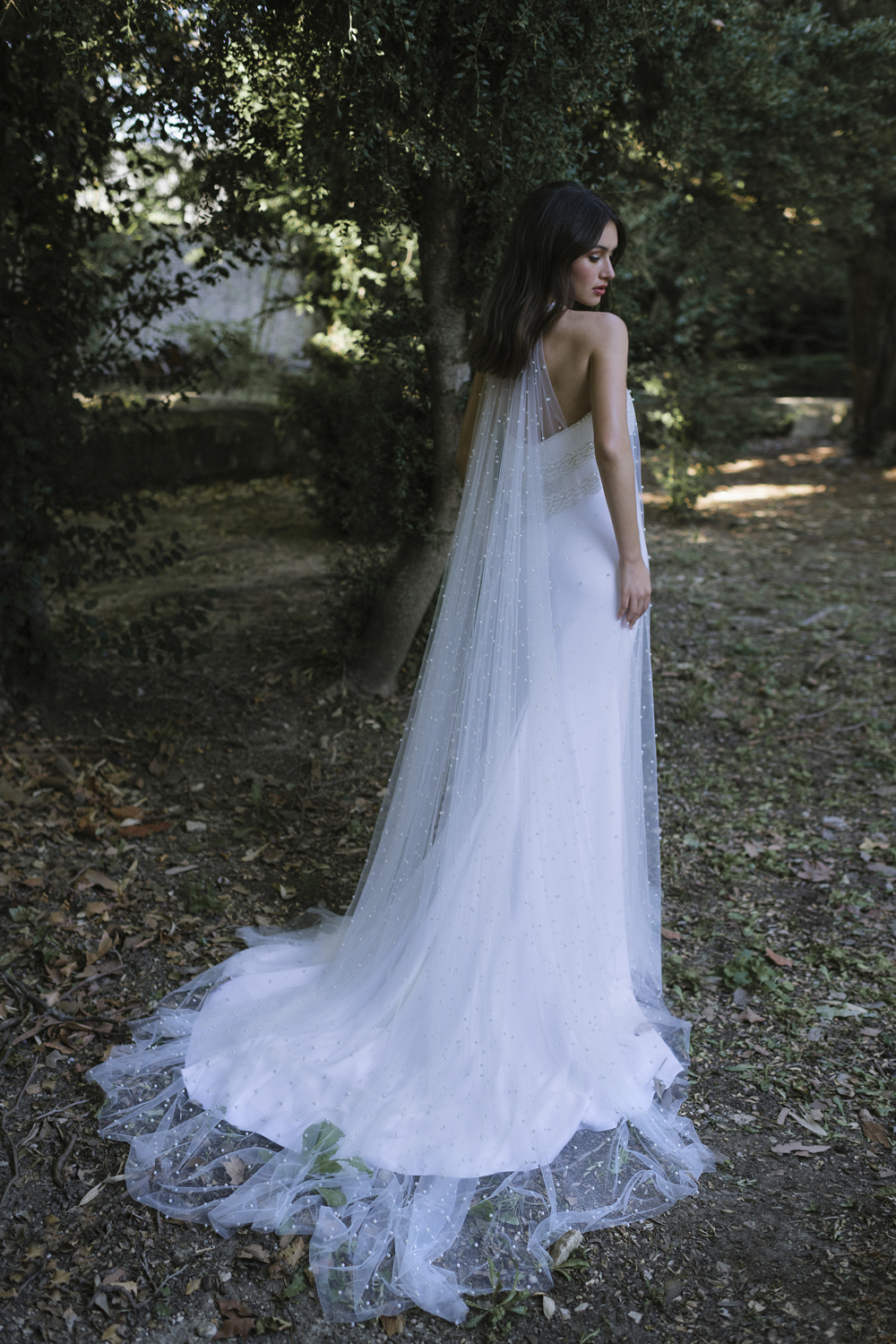 Pearls White Mermaid Wedding Dresses With Tulle Outfit Strapless Neck Beaded Bridal Gowns Sweep Train Trumpet Robe De Marie