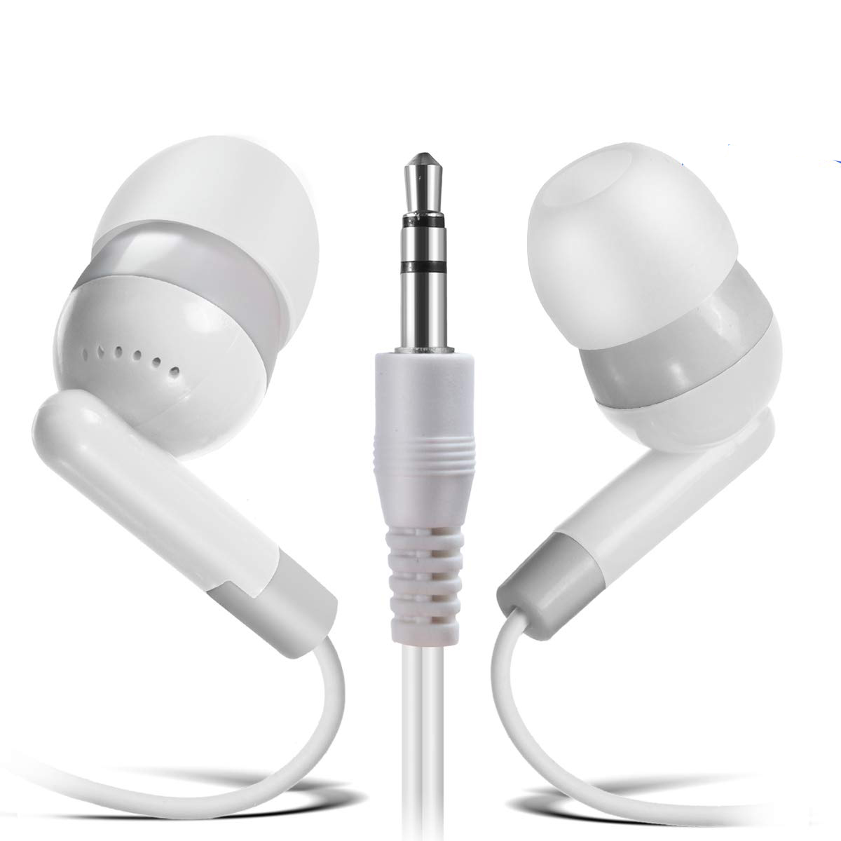 Wholesale Bulk Earbuds Headphones Individually Bagged 100 Pack for universal phone MP3 Player Schools, Libraries, Hospitals (White)
Wholesale Bulk Earbuds Headphones Individually Bagged 100 Pack for universal phone MP3 Player Schools, Libraries, Hospitals (White)