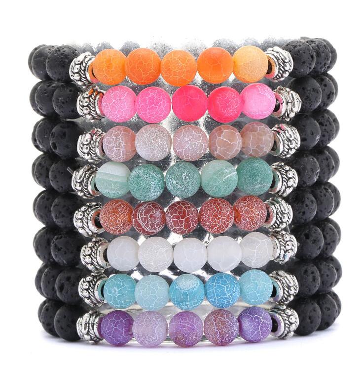Weathered Agate 8mm Black Lava Stone Beaded Bracelet Essential Oil Diffuser Bracelet Volcanic Rock Hand Strings Jewelry, Golden;silver
Weathered Agate 8mm Black Lava Stone Beaded Bracelet Essential Oil Diffuser Bracelet Volcanic Rock Hand Strings Jewelry, Golden;silver