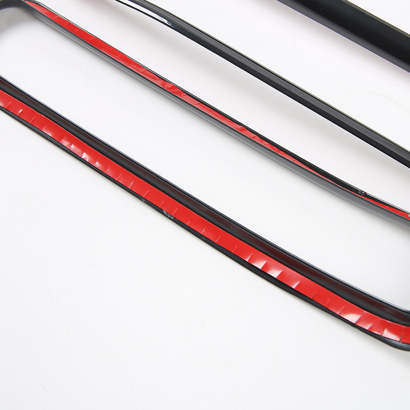 Black ABS Front Grille Inserts Trim Front Grill Slots For Jeep Wrangler TJ 1997-2006 Second Generati