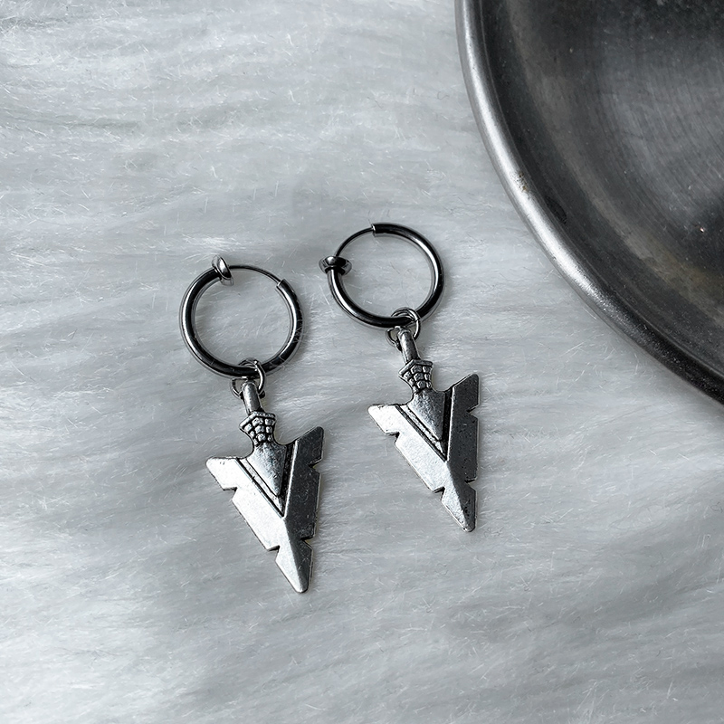Hoop & Huggie Unique Arrow Shape Silver Color Earrings Couple Geometric Unisex Fashion Party Creative Design Jewelry Gift
Hoop & Huggie Unique Arrow Shape Silver Color Earrings Couple Geometric Unisex Fashion Party Creative Design Jewelry Gift