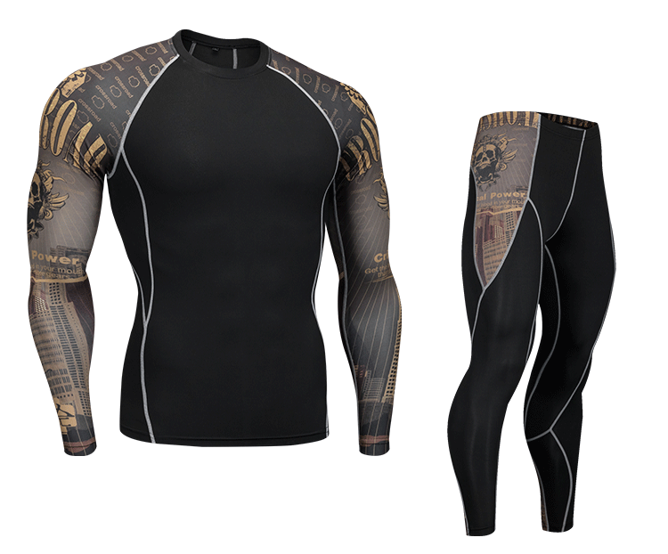 Duick Dry Men Compression Set Running Tights Workout Fitness Training Tracksuit Long Sleeve Shirts Breathable Sport Suit, 01
Duick Dry Men Compression Set Running Tights Workout Fitness Training Tracksuit Long Sleeve Shirts Breathable Sport Suit, 01