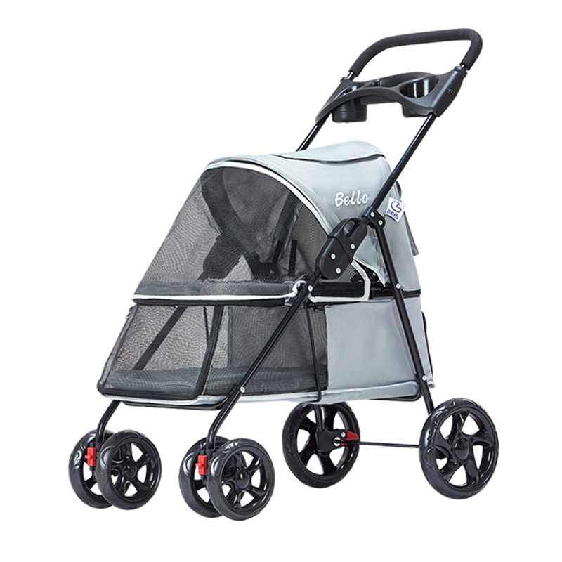 BELLO Lightweight Breathable And Comfortable Foldable Pet Stroller Dog Cat Teddy Small Compact Four-wheeled Outdoor Supplies
BELLO Lightweight Breathable And Comfortable Foldable Pet Stroller Dog Cat Teddy Small Compact Four-wheeled Outdoor Supplies