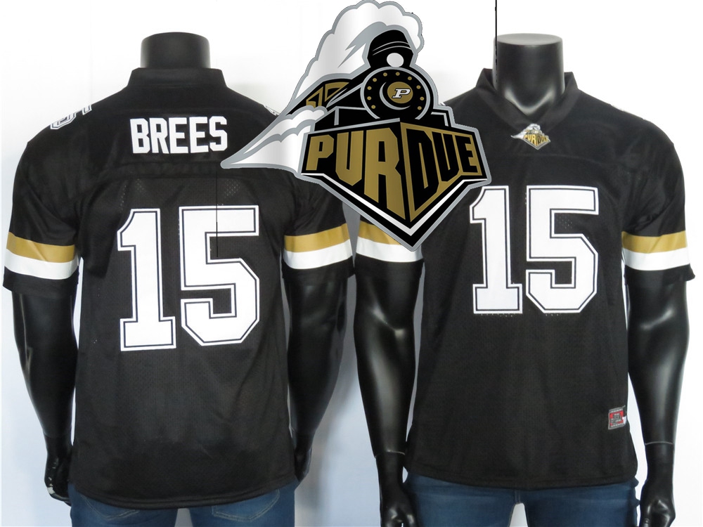 Purdue Boilermakers Jerseys 15 Drew Brees Jersey Black 2019 NCAA College Football Jersey Stitched 150TH Patch
Purdue Boilermakers Jerseys 15 Drew Brees Jersey Black 2019 NCAA College Football Jersey Stitched 150TH Patch