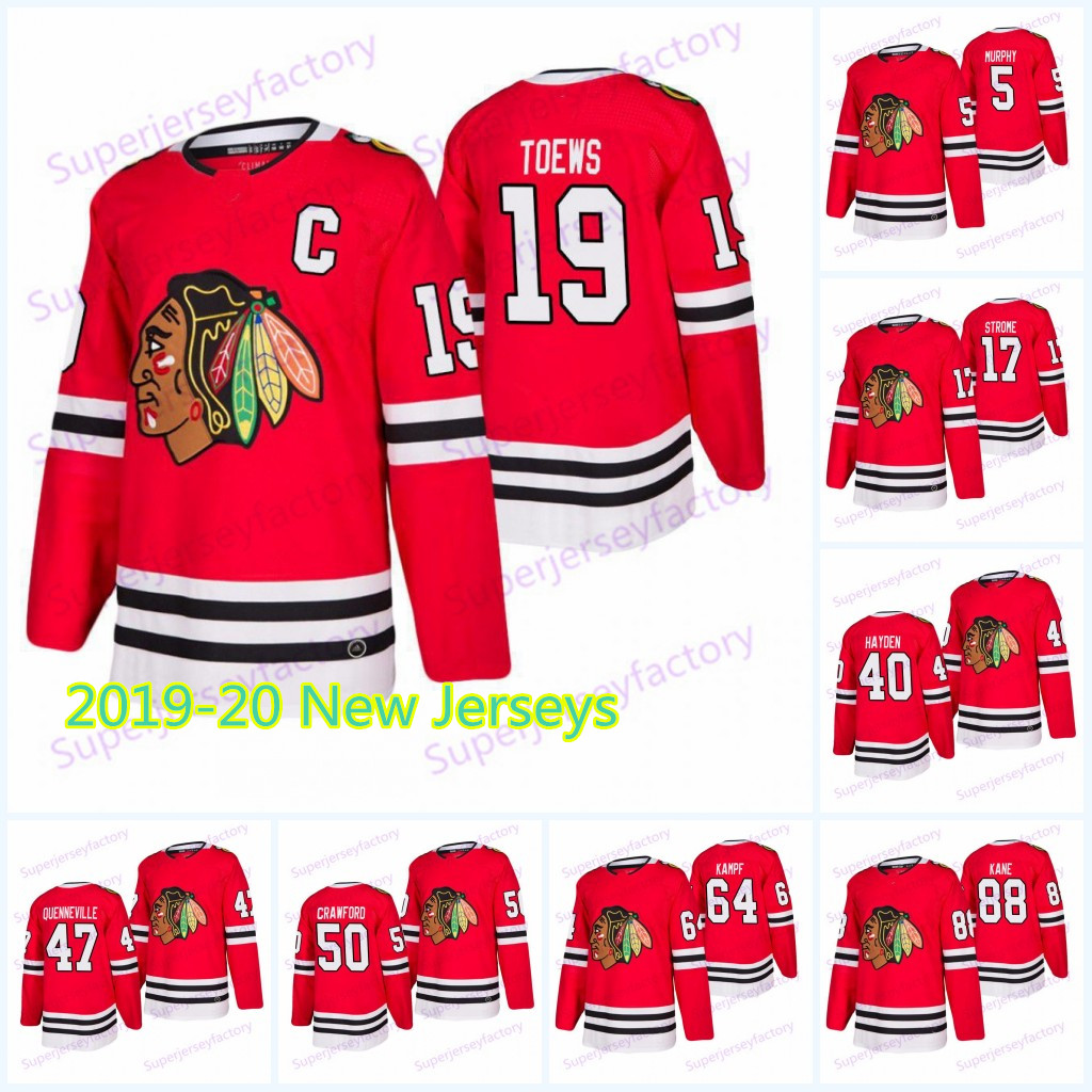 2019-20 New Chicago Blackhawks #19 Jonathan Toews 88 Patrick Kane 12 Alex DeBrincat Clark Griswold 2 Keith 50 Crawford 77 Kirby Dach Jerseys, Black;red
2019-20 New Chicago Blackhawks #19 Jonathan Toews 88 Patrick Kane 12 Alex DeBrincat Clark Griswold 2 Keith 50 Crawford 77 Kirby Dach Jerseys, Black;red