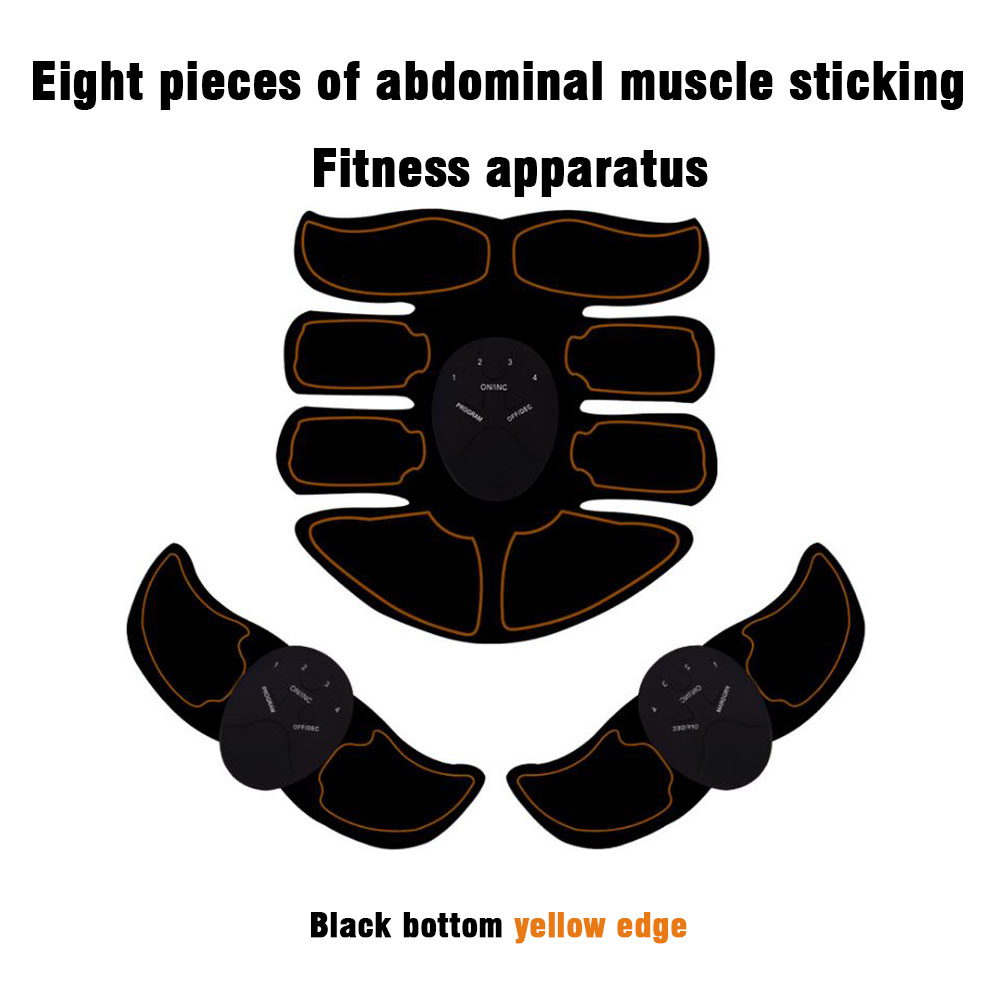 Ems Exercise Machine Abdominal Muscle Trainer Body Slimming Fat Burning Vibrator Fitness Muscle Stimulator Device Home Gym
