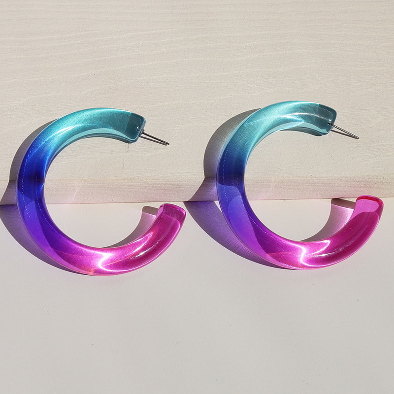 2020 Summer Trendy Rainbow Acrylic Colorful C Minimalist Minimalism Hoop Earrings Korean Fashion Chic Women Party Jewelry
2020 Summer Trendy Rainbow Acrylic Colorful C Minimalist Minimalism Hoop Earrings Korean Fashion Chic Women Party Jewelry