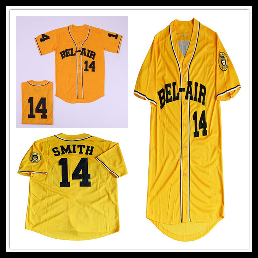 Cheap Men's The Fresh Prince of Bel-Air Academy Baseball #14 Will Smith Jerseys Yellow Stitched Size S-3XL, As pic
Cheap Men's The Fresh Prince of Bel-Air Academy Baseball #14 Will Smith Jerseys Yellow Stitched Size S-3XL, As pic