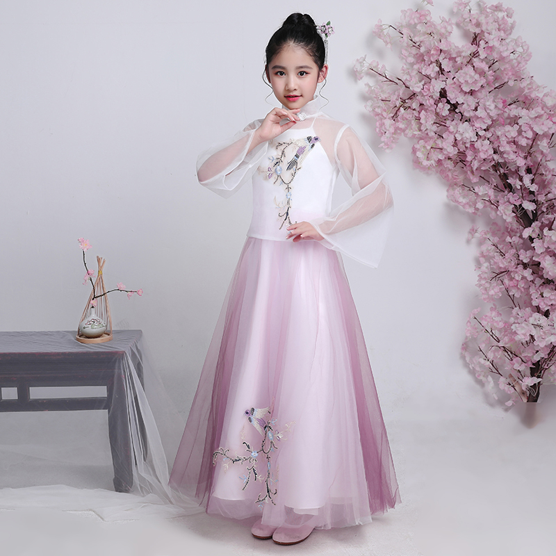 Traditional Chinese Dance Dress Ancient Costume Classical Hanfu for Girls Fairy Princess Tang Dynasty Costume for Halloween, As picture
Traditional Chinese Dance Dress Ancient Costume Classical Hanfu for Girls Fairy Princess Tang Dynasty Costume for Halloween, As picture