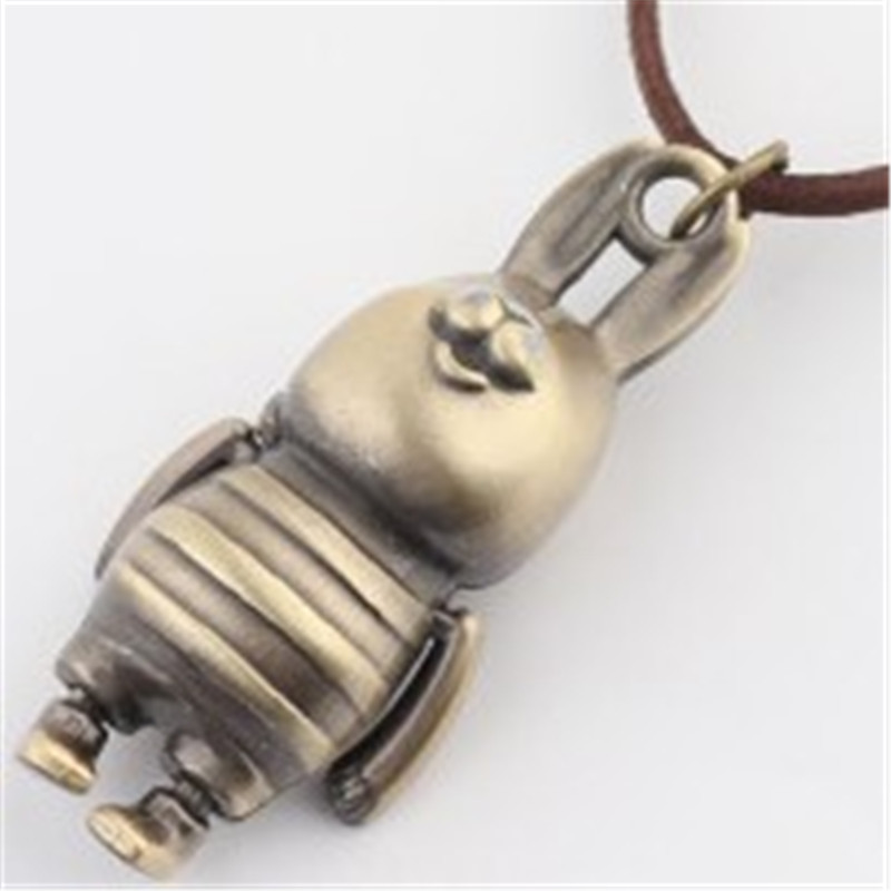 Super fire with long ears Pendant Necklace machine wheel steampunk robot Retro Bronze Jewelry Necklace pendant
Super fire with long ears Pendant Necklace machine wheel steampunk robot Retro Bronze Jewelry Necklace pendant