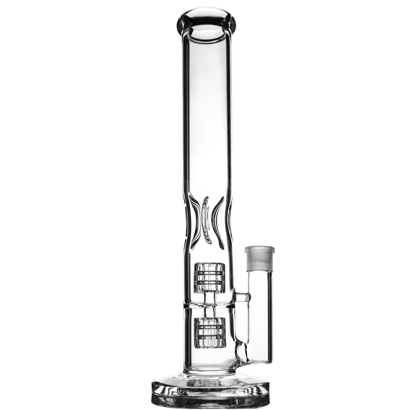 t Oil rigs bong Wholesale Twin Cage Junior glass bongs water pipe smoking pipes 14.5" tall 5mm thickness
t Oil rigs bong Wholesale Twin Cage Junior glass bongs water pipe smoking pipes 14.5" tall 5mm thickness