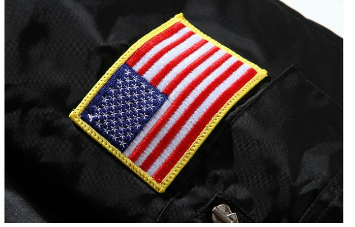 Fashion- Men MA1 Bomber Jackets Spring Autumn Flight Pilot Jacket Coat Embroidery Baseball Coats