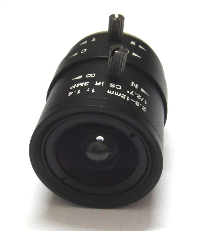 HD 3mp 2812mm cctv lens CS Mount Manual Focal IR 127quot 114 F14 for IP Camera
