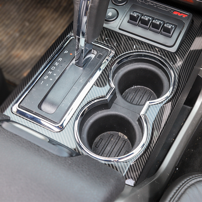 Car Gear panel Gear Panel ABS Decoration Trim For Ford F150 Raptor 2009-2014 Car Interior Accessories