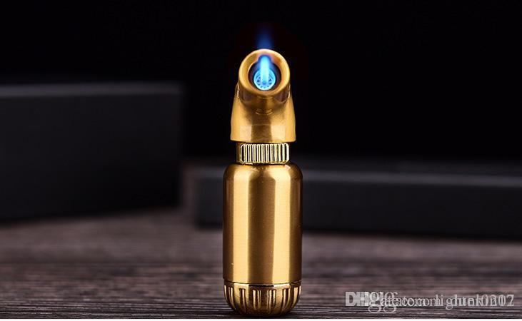 MINI metal gas jet flame kitchen torchs Butane Refillable Micro Culinary Torchs Windproof Cigarette Lighter torch W260202