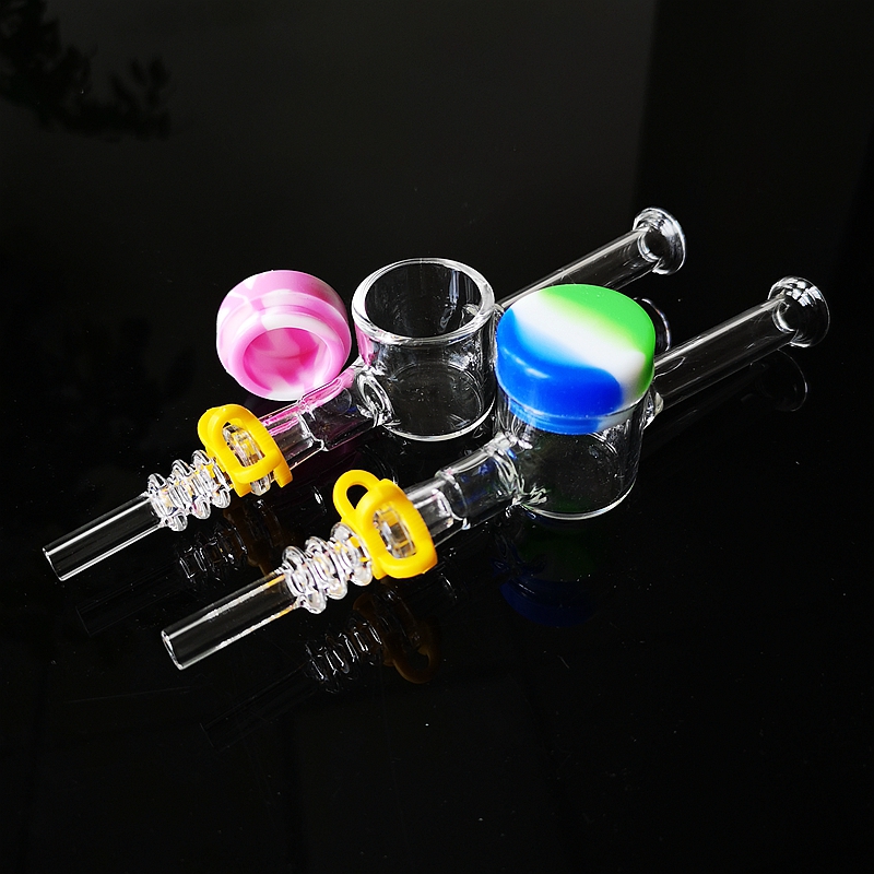 New Glass Nector Collector Kit Mini Small NC Kits With 10mm 14mm Quartz Tips Plastic Clip Cilicone Oil Wax Container For Straw Pipes
New Glass Nector Collector Kit Mini Small NC Kits With 10mm 14mm Quartz Tips Plastic Clip Cilicone Oil Wax Container For Straw Pipes