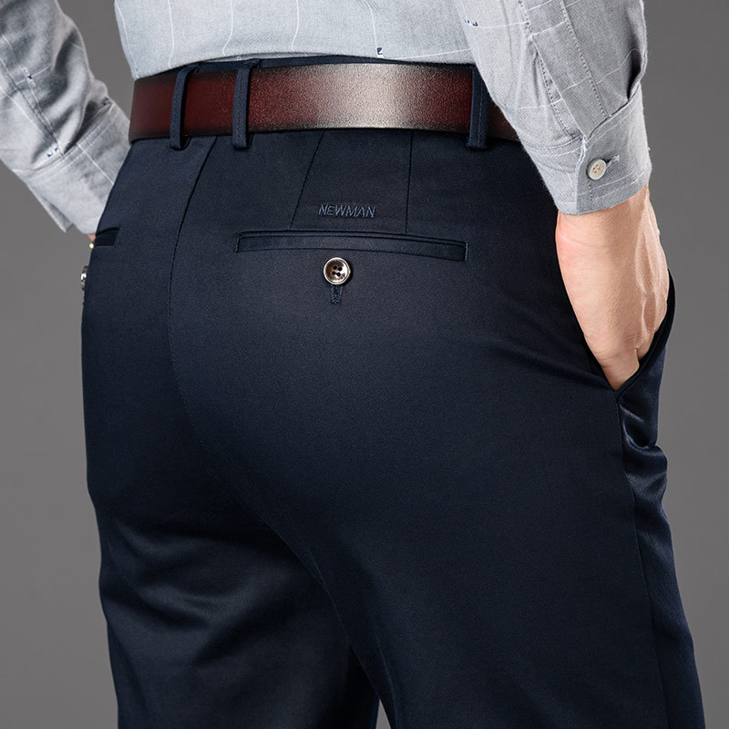 MRMT 2019 Brand New Men's Trousers Casual Loose Straight Pants for Male Middle-aged High-waisted Trousers, Royal blue
MRMT 2019 Brand New Men's Trousers Casual Loose Straight Pants for Male Middle-aged High-waisted Trousers, Royal blue