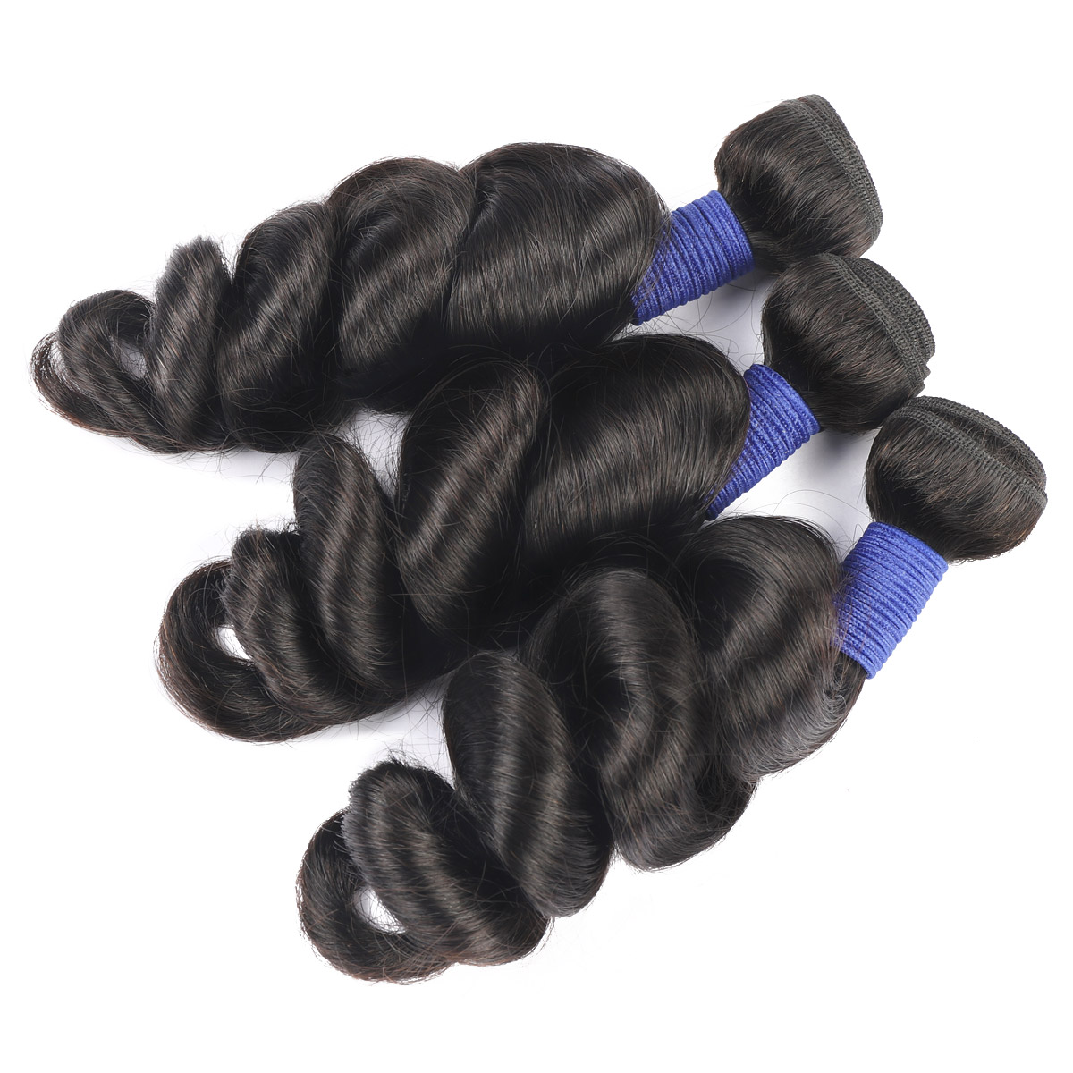 Ishow 10A Brazilian Water Wave Remy Human Hair Bundles Weft 3/4 PCS Kinky Curly Indian Extensions Loose Deep Body Straight for Women All Ages Natural 