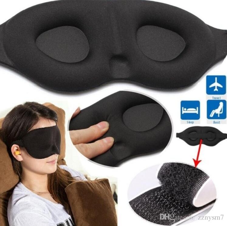 3D Sleeping eye mask Travel Rest Aid Eye Mask Cover Patch Paded Soft Sleeping Mask Blindfold Eye Relax Massager Beauty Tools от DHgate WW