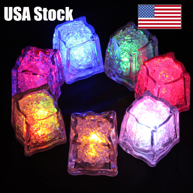 RGB flash led cube lights Ice Cubes lights Flash Liquid Sensor Water Submersible LED Bar Light Up for Club Wedding Party Champagne Tower
RGB flash led cube lights Ice Cubes lights Flash Liquid Sensor Water Submersible LED Bar Light Up for Club Wedding Party Champagne Tower