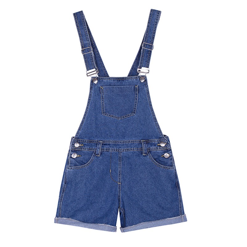 Women's Rolled-up Denim Shortalls Fashion Overall Loose Fit Plus Size Washed Blue Denim Short Jumpsuit with Pockets 28-42
Women's Rolled-up Denim Shortalls Fashion Overall Loose Fit Plus Size Washed Blue Denim Short Jumpsuit with Pockets 28-42