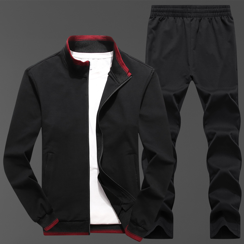 2020 Spring Set Men New Sportswear Autumn Suit Clothes Tracksuits Male Zipper Sweatshirts +Sweatpants Mens Sporting Track Suits, Black
2020 Spring Set Men New Sportswear Autumn Suit Clothes Tracksuits Male Zipper Sweatshirts +Sweatpants Mens Sporting Track Suits, Black