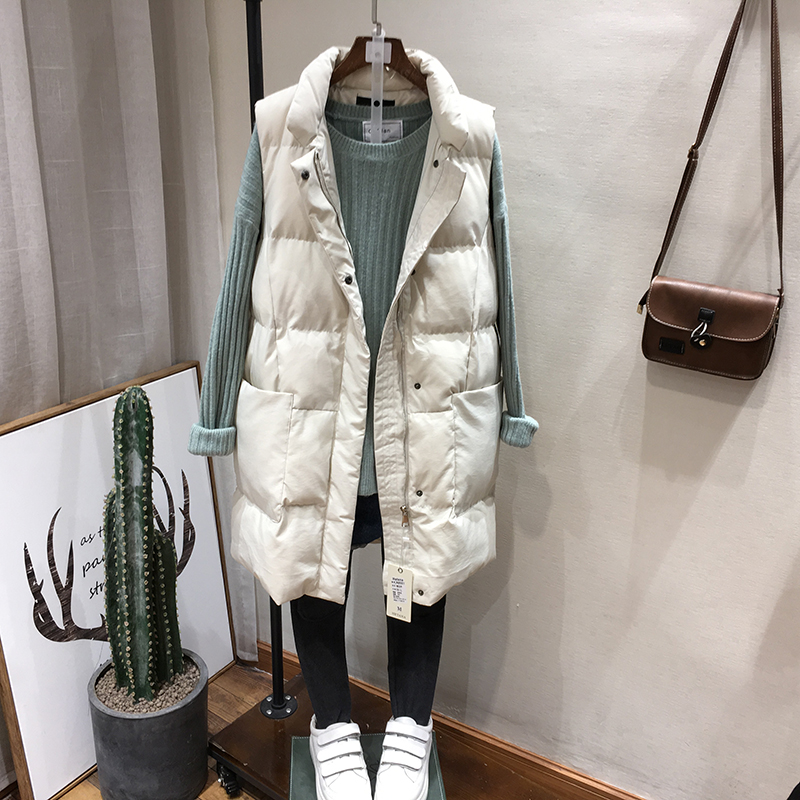 YASUGUOJI New 2019 Fashion Slim Fit Long Vest Women Thicken Cotton Padded Women Winter Vest Sleeveless Jacket Waistcoat, Black
YASUGUOJI New 2019 Fashion Slim Fit Long Vest Women Thicken Cotton Padded Women Winter Vest Sleeveless Jacket Waistcoat, Black