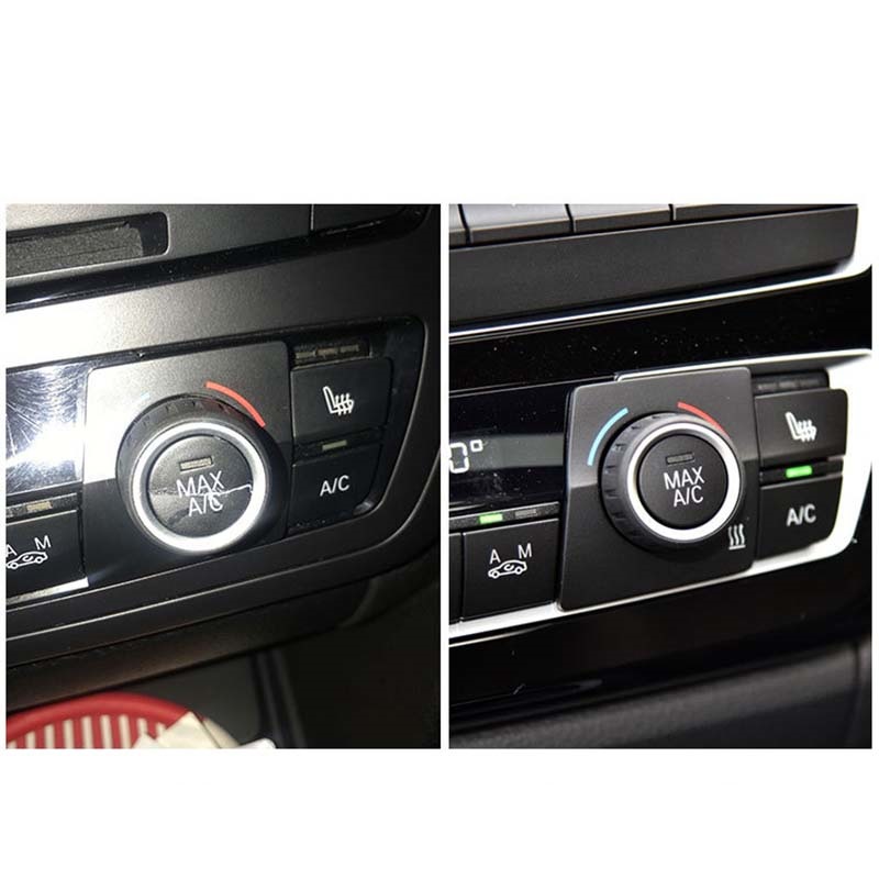 For BMW 3 Series F35 F30 Air Conditioning Panel Switch Button Central Control Switchs Gutton Knob Cover