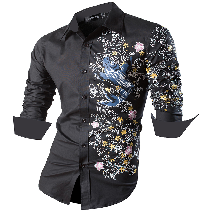 Sportrendy Men' Shirt Dress Casual Long Sleeve Slim Fit Fashion Dragon Stylish JZS091 Black2, Jzs042-navy
Sportrendy Men' Shirt Dress Casual Long Sleeve Slim Fit Fashion Dragon Stylish JZS091 Black2, Jzs042-navy