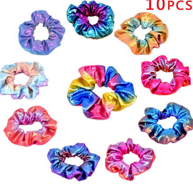 New Women Velvet Elastic Hair Scrunchie Scrunchy Hairbands Head Band Ponytail Holder middle size free shipping