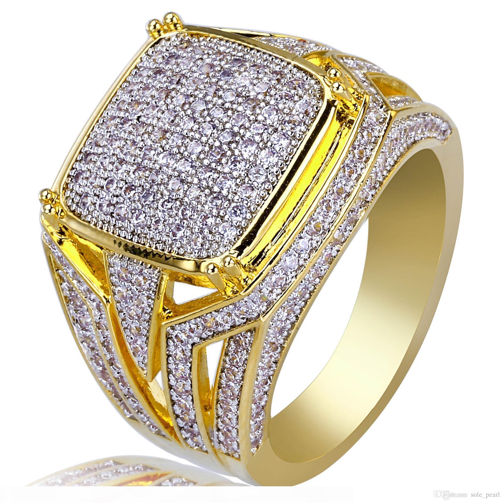 new mens ring vintage hip hop jewelry Zircon iced out copper rings luxury real gold plated for lover fashion Jewelry wholesale, Silver
new mens ring vintage hip hop jewelry Zircon iced out copper rings luxury real gold plated for lover fashion Jewelry wholesale, Silver