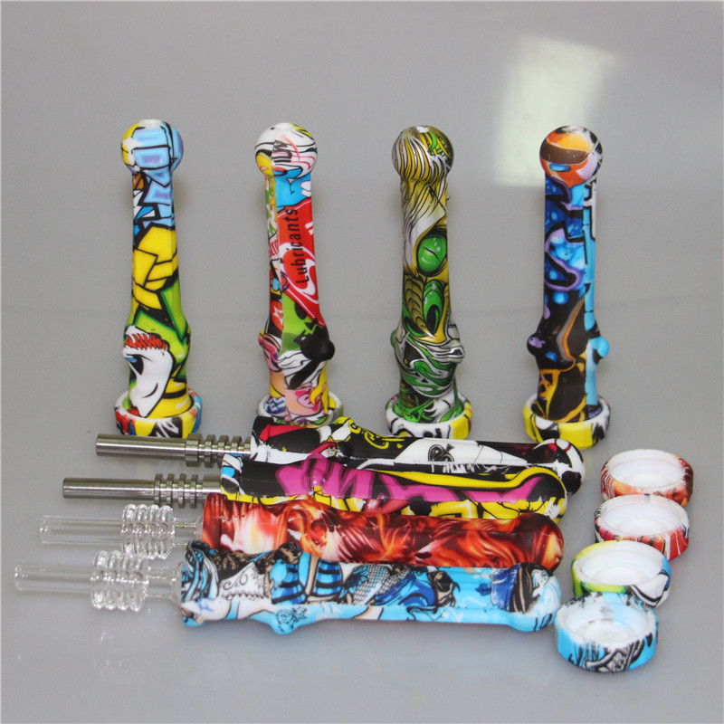 Smoke Silicone Nectar pipe Kits GR2 Pen Kit With 14mm Joint Quartz Nail Oil Wax Container Box Concentrates Honeystraw Hand Pipe Smoking Pipes
Smoke Silicone Nectar pipe Kits GR2 Pen Kit With 14mm Joint Quartz Nail Oil Wax Container Box Concentrates Honeystraw Hand Pipe Smoking Pipes