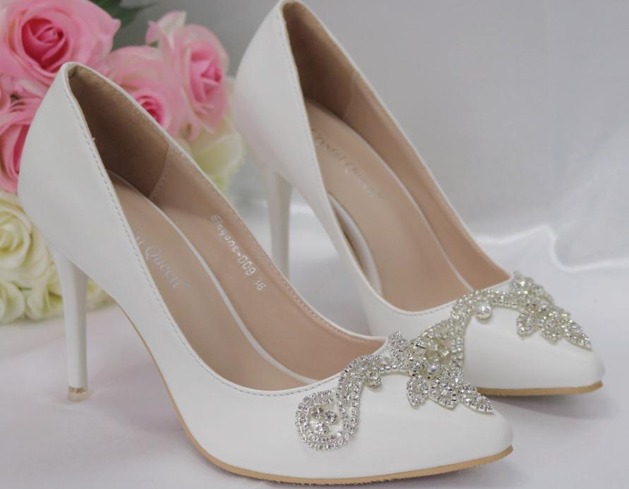2019 Women's shoes in Spring and Autumn with New style High heel fine heel pointed end water drill @MMM370, White
2019 Women's shoes in Spring and Autumn with New style High heel fine heel pointed end water drill @MMM370, White