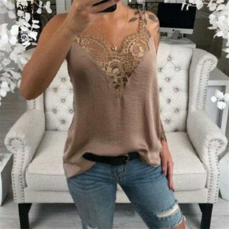 Womens Lace Summer Tank Tops Lace Sexy Vest Camisole Sleeveless Ladies Sexy Strappy Camisole Top, Black
Womens Lace Summer Tank Tops Lace Sexy Vest Camisole Sleeveless Ladies Sexy Strappy Camisole Top, Black