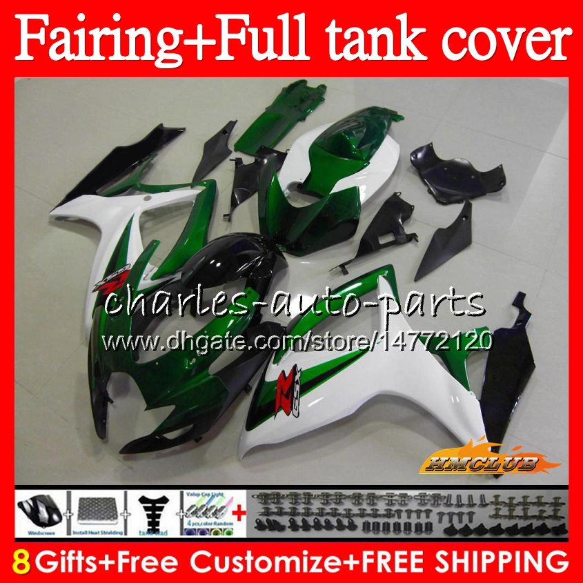 Body+Tank For SUZUKI GSXR-750 K6 GSXR 600 750 CC 73NO.111 green white GSX-R600 GSXR750 GSXR600 GSX R750 600CC 750CC 06 07 2006 2007 Fairing, No. 1
Body+Tank For SUZUKI GSXR-750 K6 GSXR 600 750 CC 73NO.111 green white GSX-R600 GSXR750 GSXR600 GSX R750 600CC 750CC 06 07 2006 2007 Fairing, No. 1