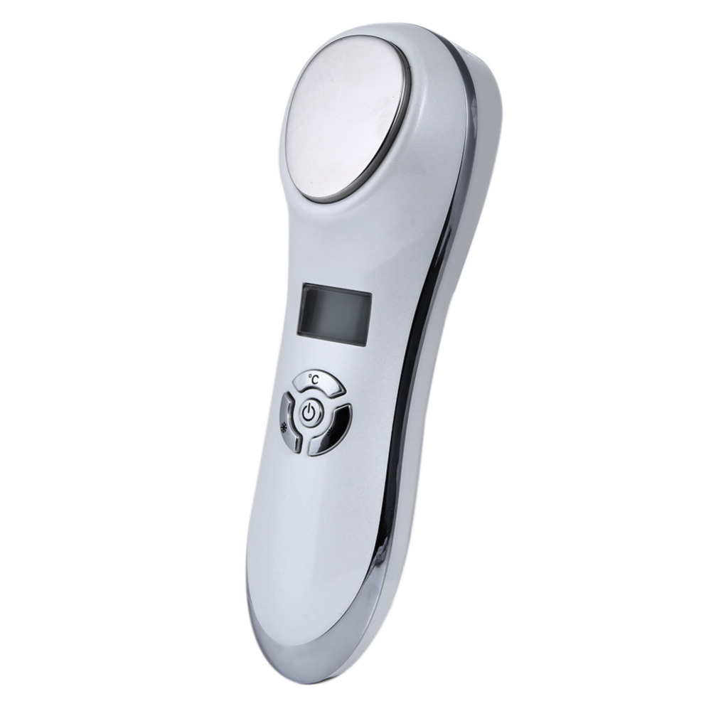 Massage Tools Portable Ultrasonic Cold Therapy Vibrating Facial Skin Care Essence Ion Introduction Beauty Instrument Face Rejuvenate