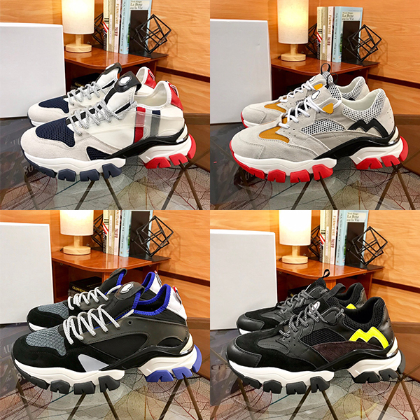 New Mens Sneaker Calfskin Leather Paris Platform Shoes Leave no Trace Trainers Vintage Fashion Nylon Low Top Casual Shoes Chaussure With Box, Color 1
New Mens Sneaker Calfskin Leather Paris Platform Shoes Leave no Trace Trainers Vintage Fashion Nylon Low Top Casual Shoes Chaussure With Box, Color 1
