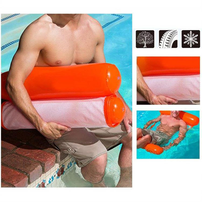 Inflatable Swimming Chair For Adult Water Mattress Beach Bed Outdoor Sports Pool Floats Boia Piscina