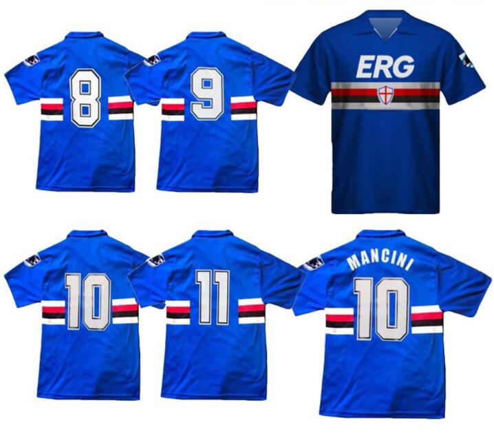 1990 1992 Sampdoria Retro soccer jerseys 90 91 92 UC Sampdoria vintage classic Mancini Vialli Cerezo Attilio Lombardo jersey football shirt
1990 1992 Sampdoria Retro soccer jerseys 90 91 92 UC Sampdoria vintage classic Mancini Vialli Cerezo Attilio Lombardo jersey football shirt