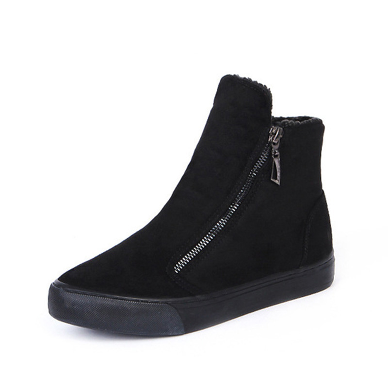 Winter Snow Boots Women Winter Shoes Zip Warm Plush for Cold Winter Fashion Women's Boots Sweet Ladies Ankle Botas, Black
Winter Snow Boots Women Winter Shoes Zip Warm Plush for Cold Winter Fashion Women's Boots Sweet Ladies Ankle Botas, Black