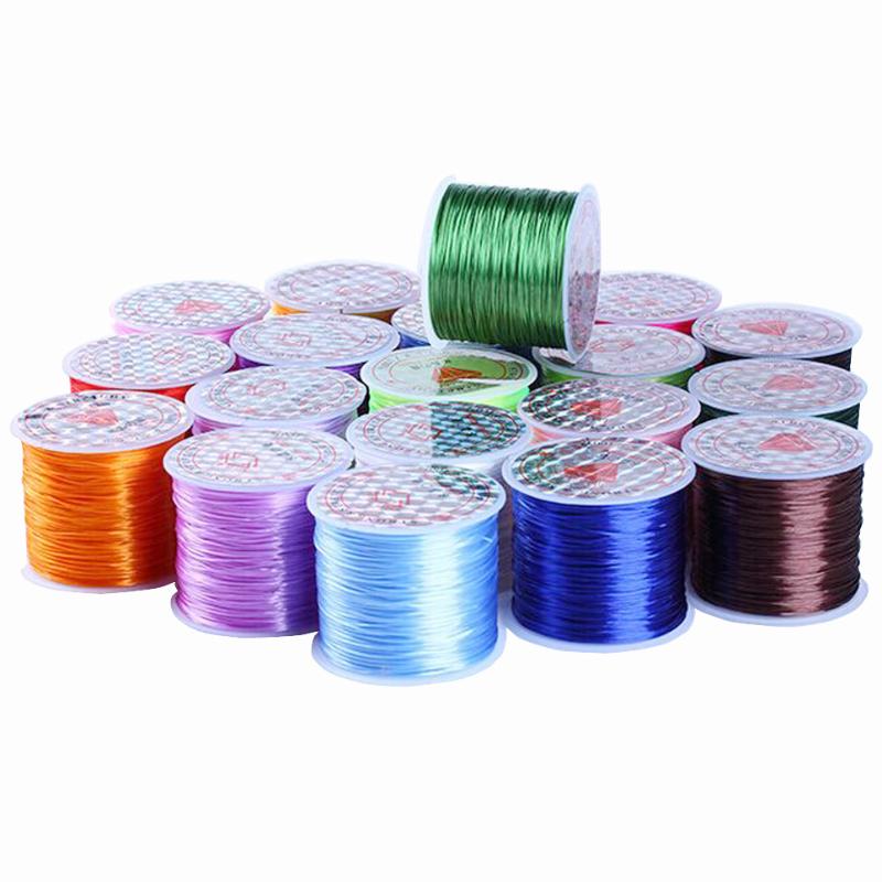 50Meter /1 Rolls 0.7mm Crystal Stretchy Elastic Craft Bracelet Beads Thread Cords Wire 11 Colors In Total for Jewelry Making, Gold
50Meter /1 Rolls 0.7mm Crystal Stretchy Elastic Craft Bracelet Beads Thread Cords Wire 11 Colors In Total for Jewelry Making, Gold