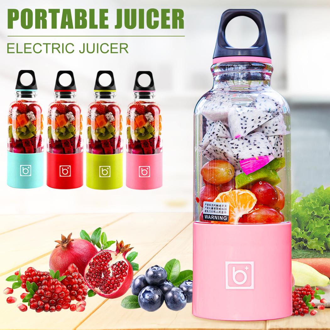 500ml Capacity USB Portable Electric Household Handheld Blender Fruit Juicer Mixer Bottle Cup w/ Stainless Steel Blades DIY Making Juice
500ml Capacity USB Portable Electric Household Handheld Blender Fruit Juicer Mixer Bottle Cup w/ Stainless Steel Blades DIY Making Juice