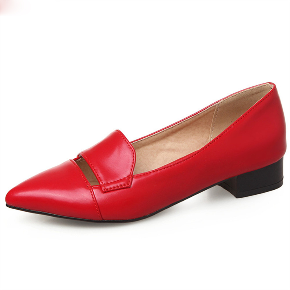black red yellow pointed toe shallow casual single shoes woman square heel fashion women low heels shoes big size 33-43
black red yellow pointed toe shallow casual single shoes woman square heel fashion women low heels shoes big size 33-43