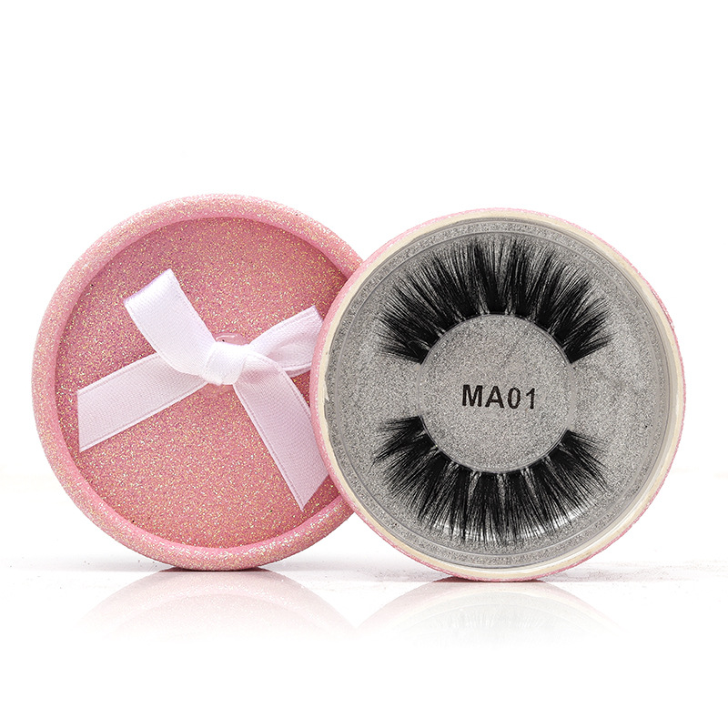 MA01-22 3D Faux Mink Eyelashes False Mink Eyelashes 3D Silk Protein Lashes 100% Handmade Natural Fake Eye Lashes with Pink Gift Box
MA01-22 3D Faux Mink Eyelashes False Mink Eyelashes 3D Silk Protein Lashes 100% Handmade Natural Fake Eye Lashes with Pink Gift Box