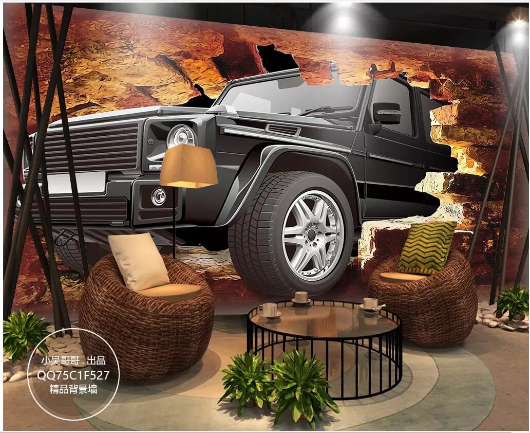 WDBH 3d wallpaper custom photo Black off-road car breaking the wall background living room Home decor 3d wall murals wallpaper for walls 3 d, Non-woven wallpaper
WDBH 3d wallpaper custom photo Black off-road car breaking the wall background living room Home decor 3d wall murals wallpaper for walls 3 d, Non-woven wallpaper